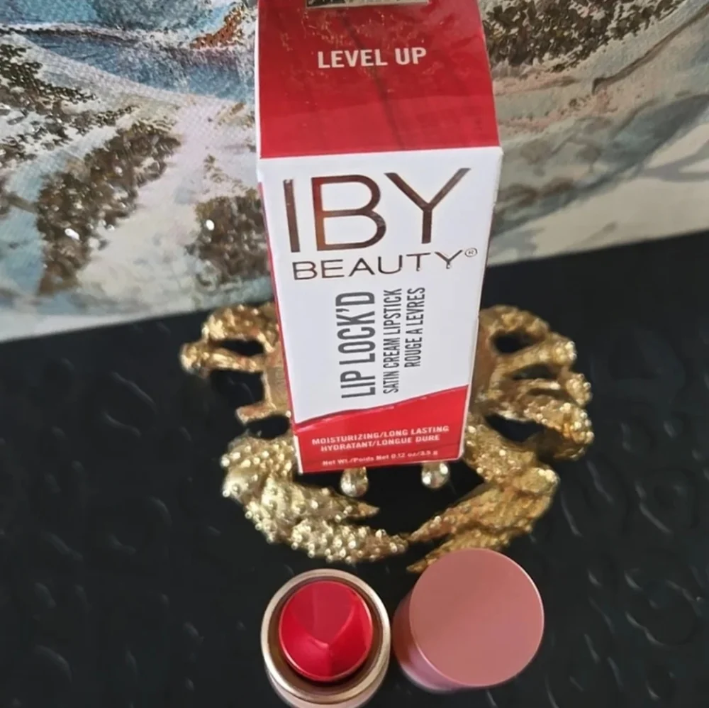 NIB IBY Beauty Lip Lock'd Satin Lipstick - Level Up
